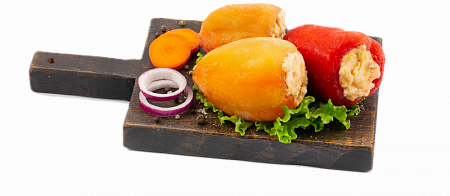 Перец фаршированный овощами